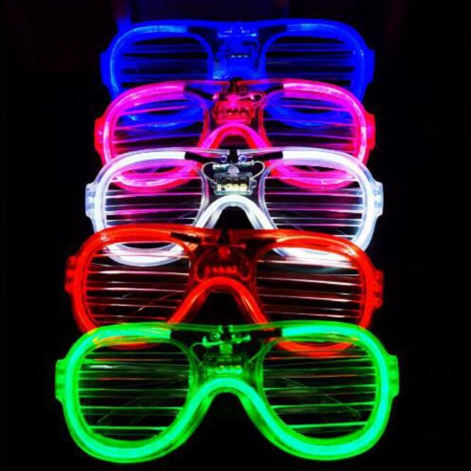 Square LED Cold Bds Love Glasses New Year Flash Children's Light Toys Wholesale