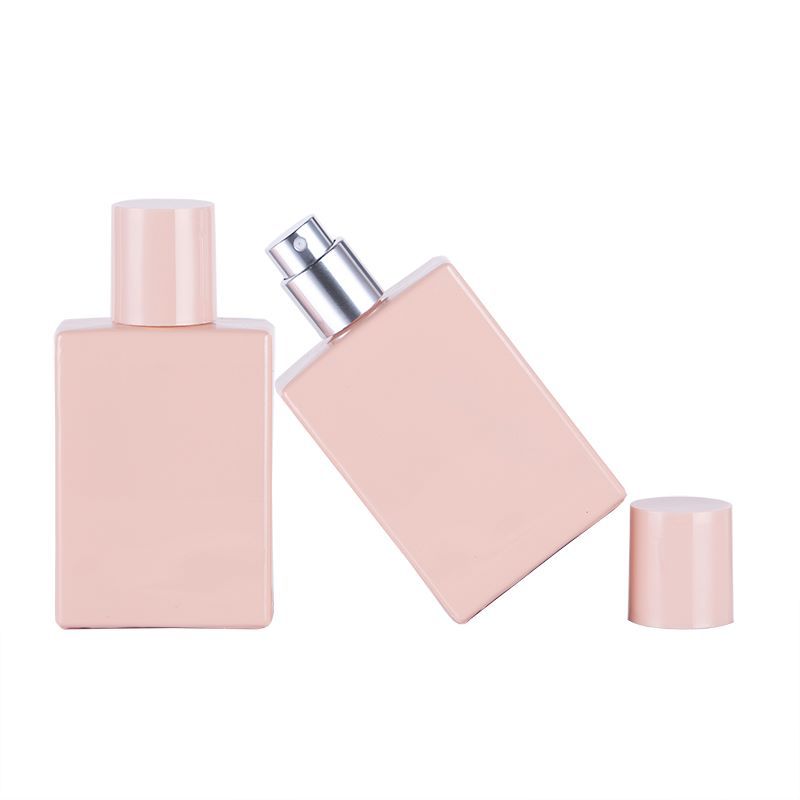 30ml Pink Perfum Bottles High Grade Glass Spray Bottle Fine Mist Empty Bottles Skincare Package Bottles