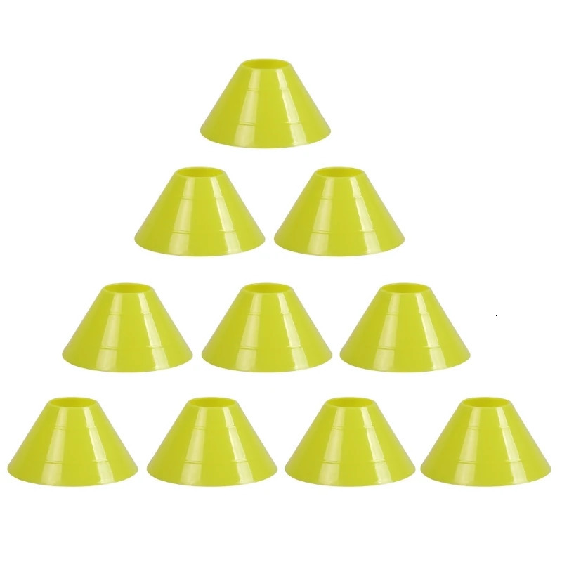 10 PiecesSet Disc Cone Kit Soccer Cones Agility Drills Mark Disk with Holder for Sport Football Training Practice 240228