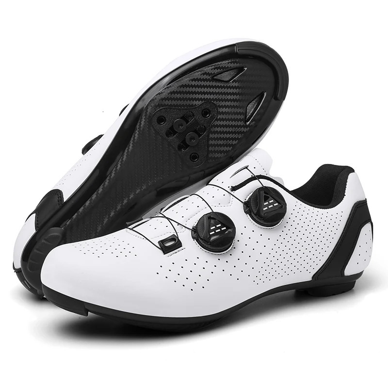 hot MTB Men Non-slip Road Bike Shoes Speed Cycling Sneaker Route Cleats Women SPD Mountain Bicycle Footwear 240306