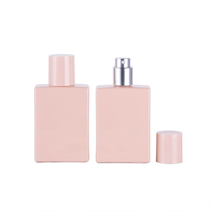 30ml Pink Perfum Bottles High Grade Glass Spray Bottle Fine Mist Empty Bottles Skincare Package Bottles