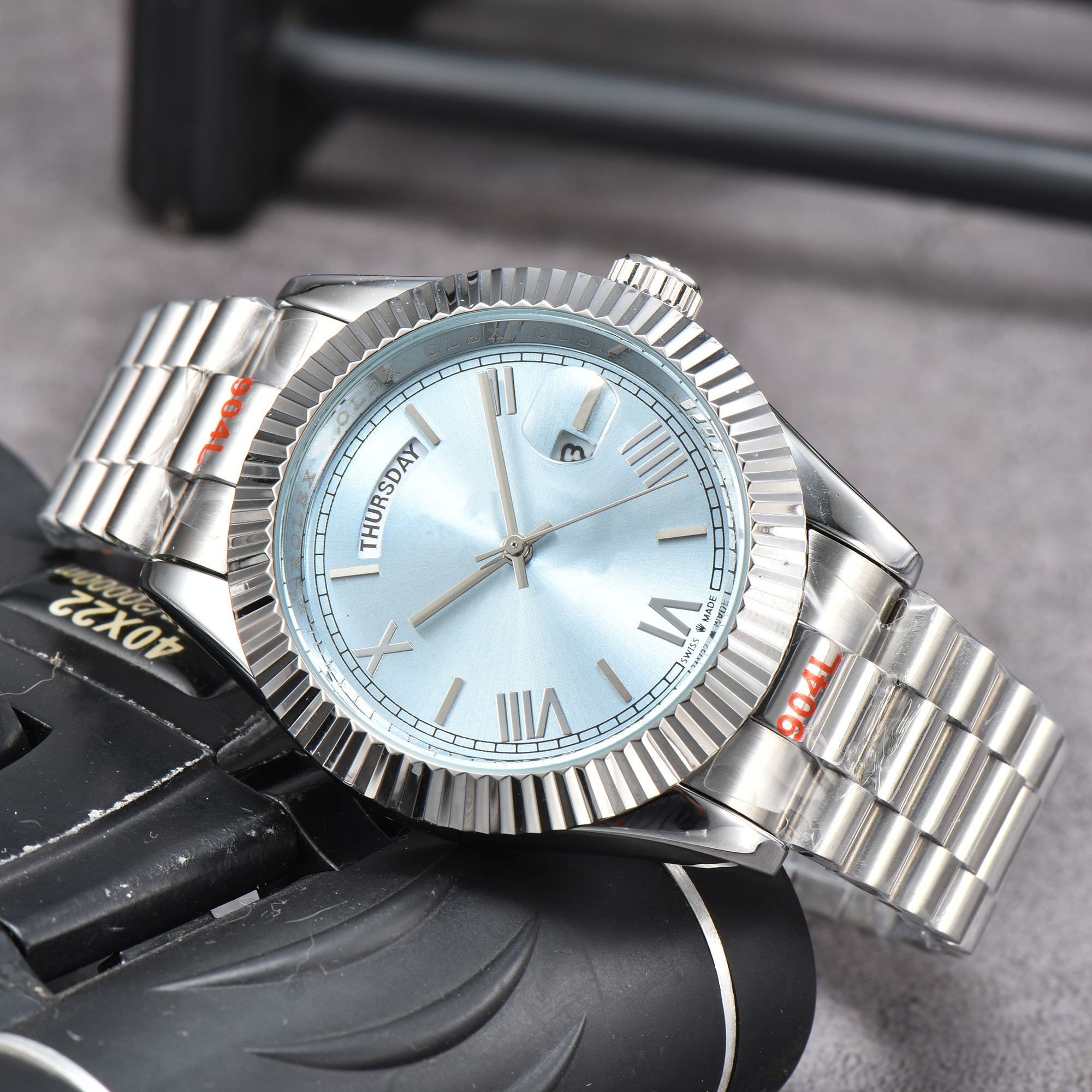 Luxury designer mens womens DAY DATE JUST watches Quartz automatic movement WATCH 904L stainless steel strap luminous gifts Wristwatches montre #4433