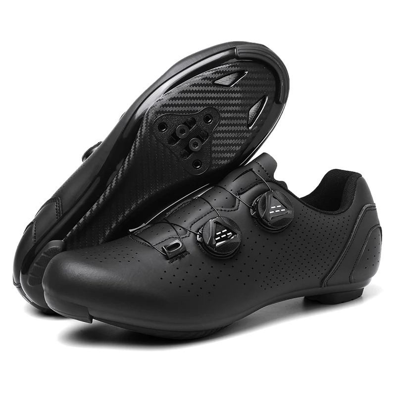 hot MTB Men Non-slip Road Bike Shoes Speed Cycling Sneaker Route Cleats Women SPD Mountain Bicycle Footwear 240306
