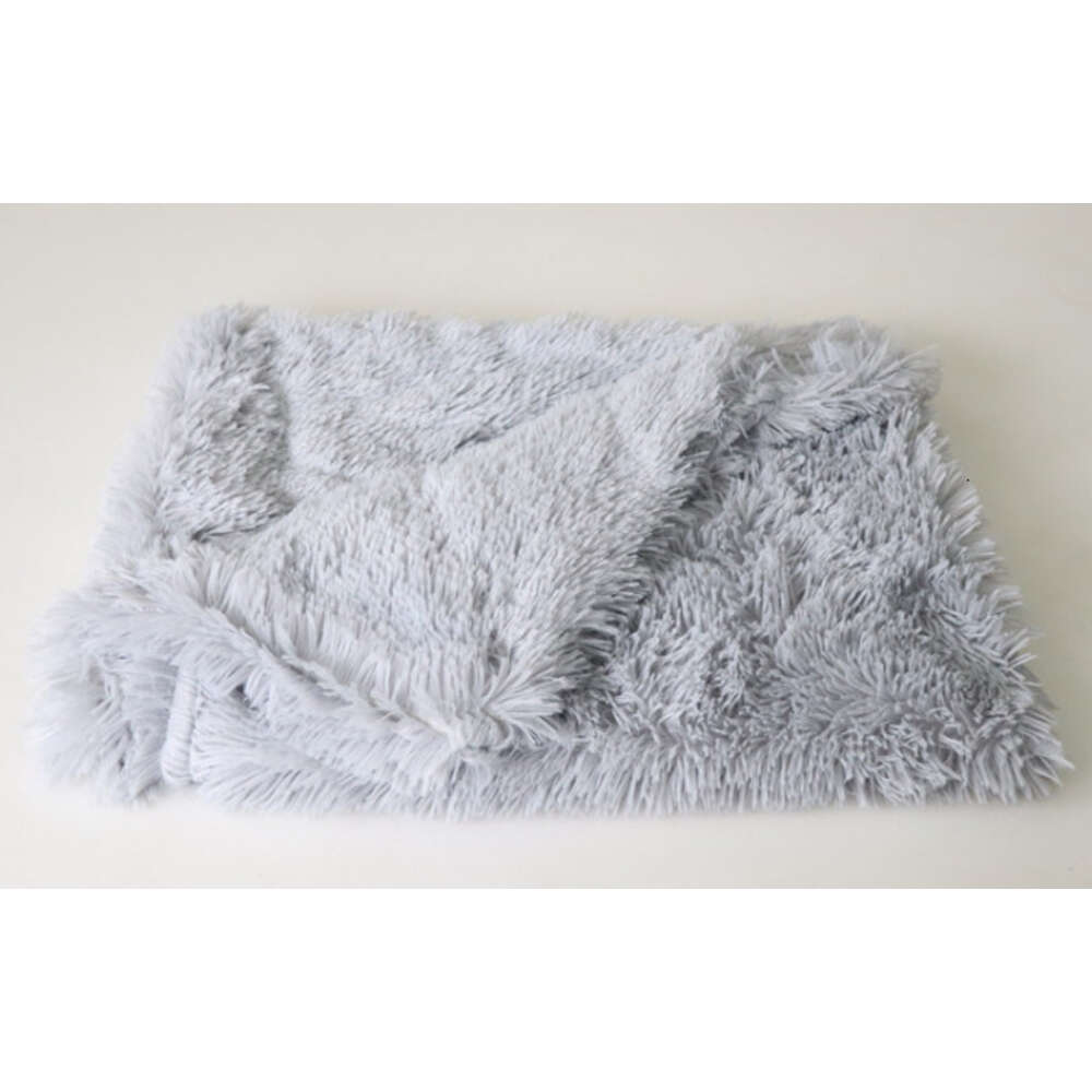 Plush Double Golden fur dog mat Cat blanket Warm and comfortable pet supplies