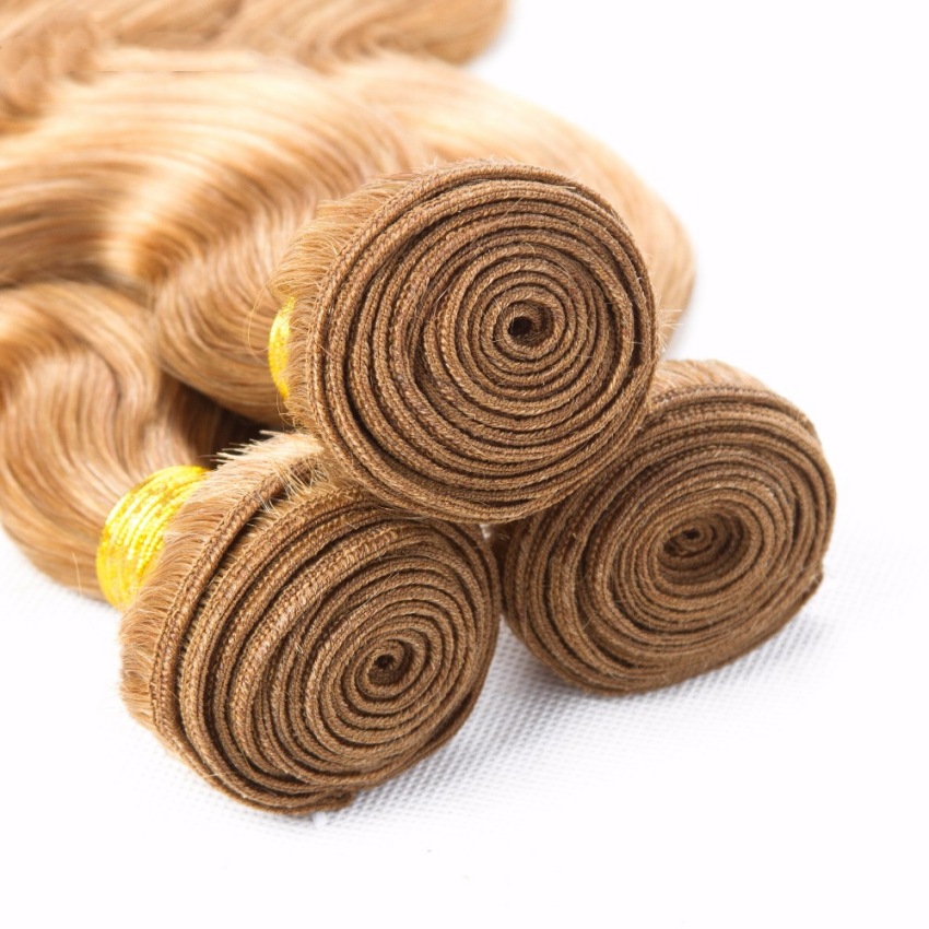 Brazilian 100% Human Hair 27# Color Straight Double Wefts Body Wave Deep Wave Kinky Curly 10-32inch 3 Bundles 4 pcs 5 Pieces