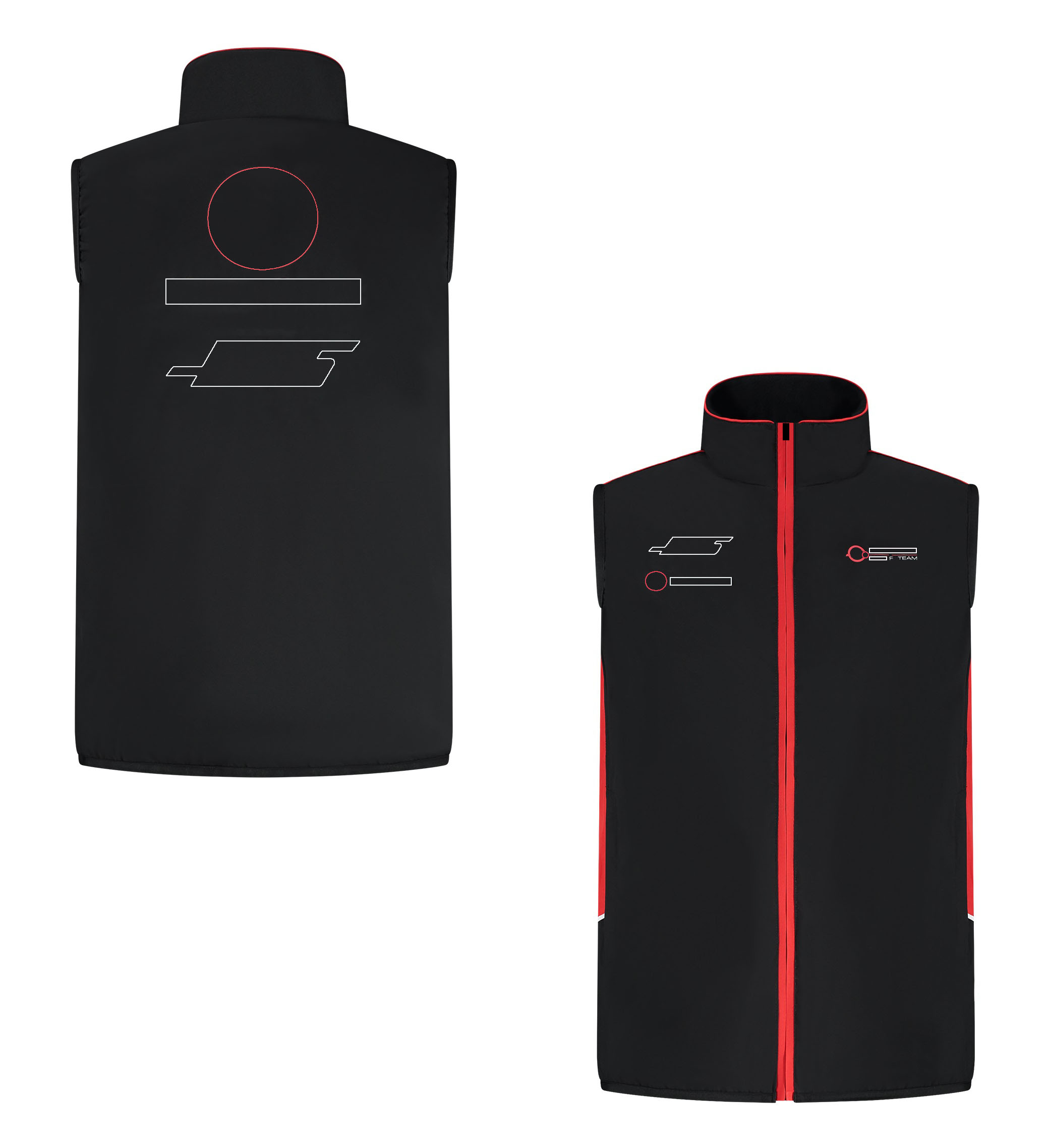 F1 Team Black 2024 Formula 1 Racing Half Zip Sweatshirt Pullover Driver Windproof Warm Soft Shell Jacket Men Women Plus Size free shipping