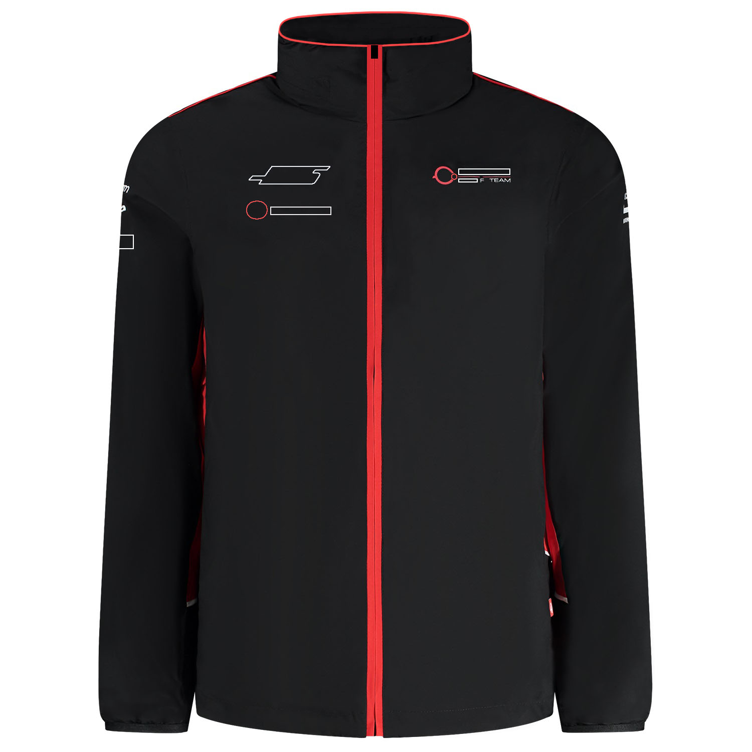 F1 Team Black 2024 Formula 1 Racing Half Zip Sweatshirt Pullover Driver Windproof Warm Soft Shell Jacket Men Women Plus Size free shipping