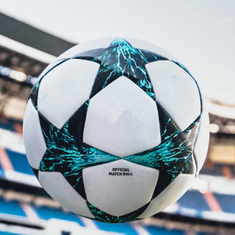 Top Soccer Ball Team Match Football Grass Outdoor Indoor Game Use Group Training Official Size 5 Seamless PU Leather 240301