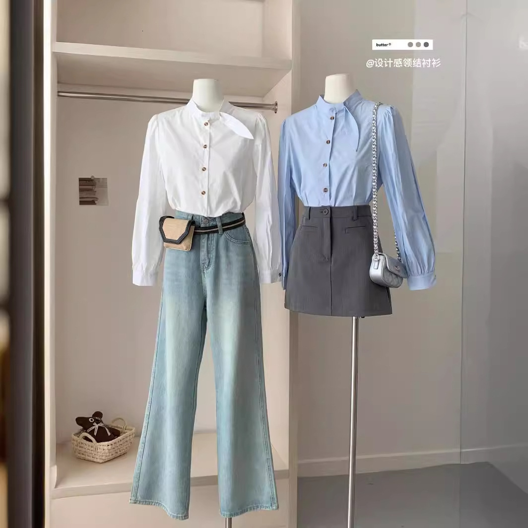 Women's Blouses Shirts Cotton Linen Women's Shirt White Long Sleeve Button Fashion Women Shirts Spring Autumn Basic Fashion Top Female Cardi