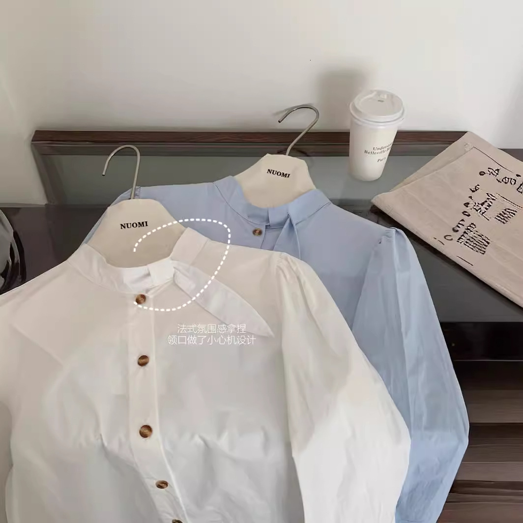 Women's Blouses Shirts Cotton Linen Women's Shirt White Long Sleeve Button Fashion Women Shirts Spring Autumn Basic Fashion Top Female Cardi