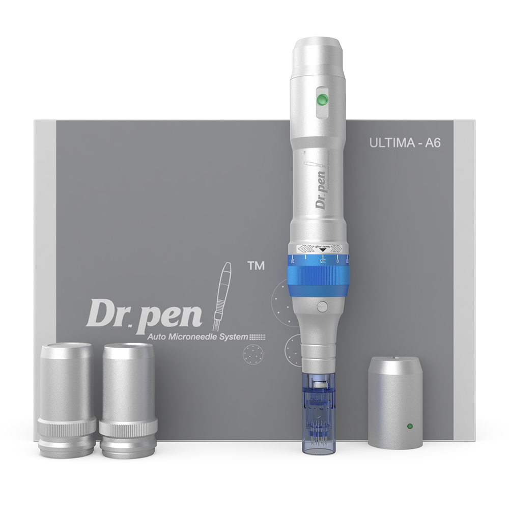 Wholesale ULTIMA A6 Wireless Derma pen Dr.pen Ultima A6 Auto Electric Micro Needle 2 batteries Rechargeable Dermapen Skin Care