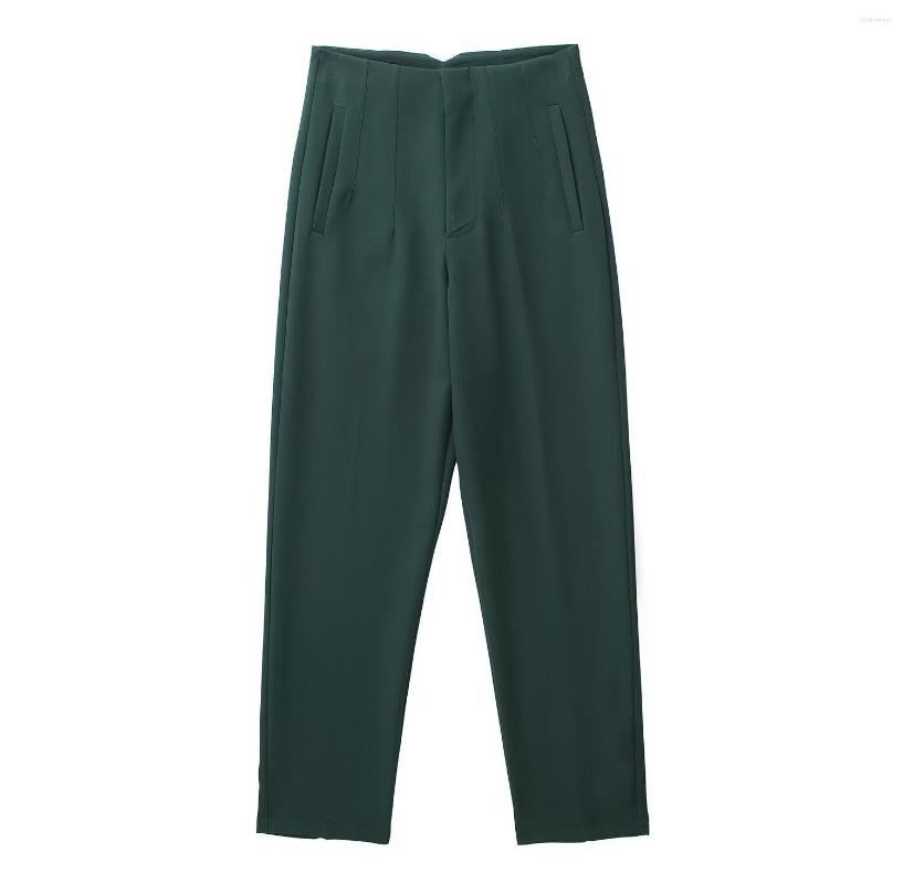 Women's Pants Fashion Ladies Wear Quiet &old Money Style Autumn Versatile Tapered Ropa Office Streetwear