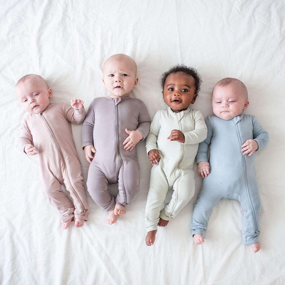 Bamboo Fiber Baby Clothes Neonatal Bodysuit