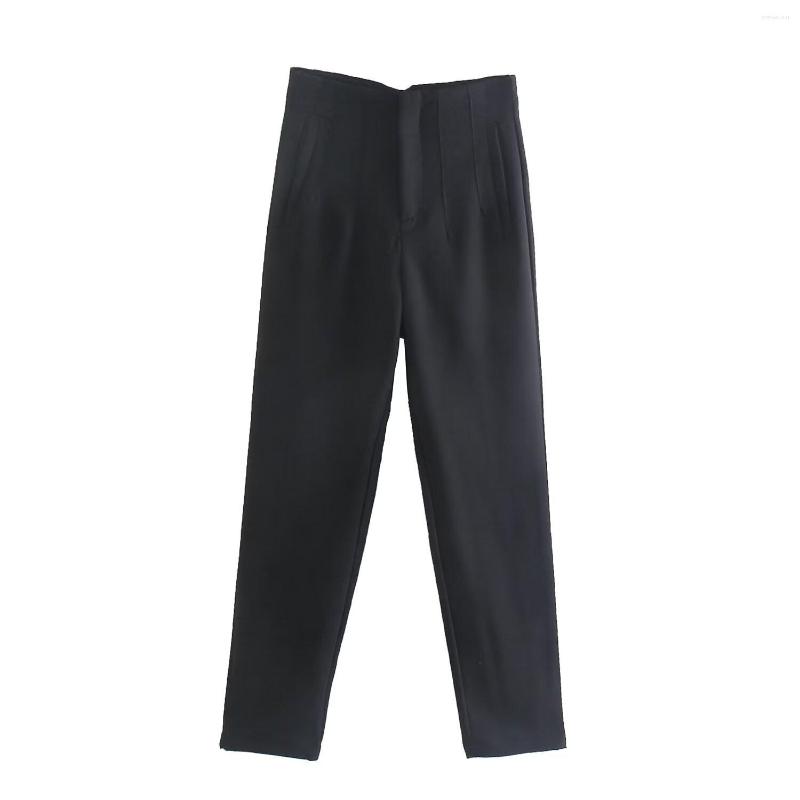 Women's Pants Fashion Ladies Wear Quiet &old Money Style Autumn Versatile Tapered Ropa Office Streetwear
