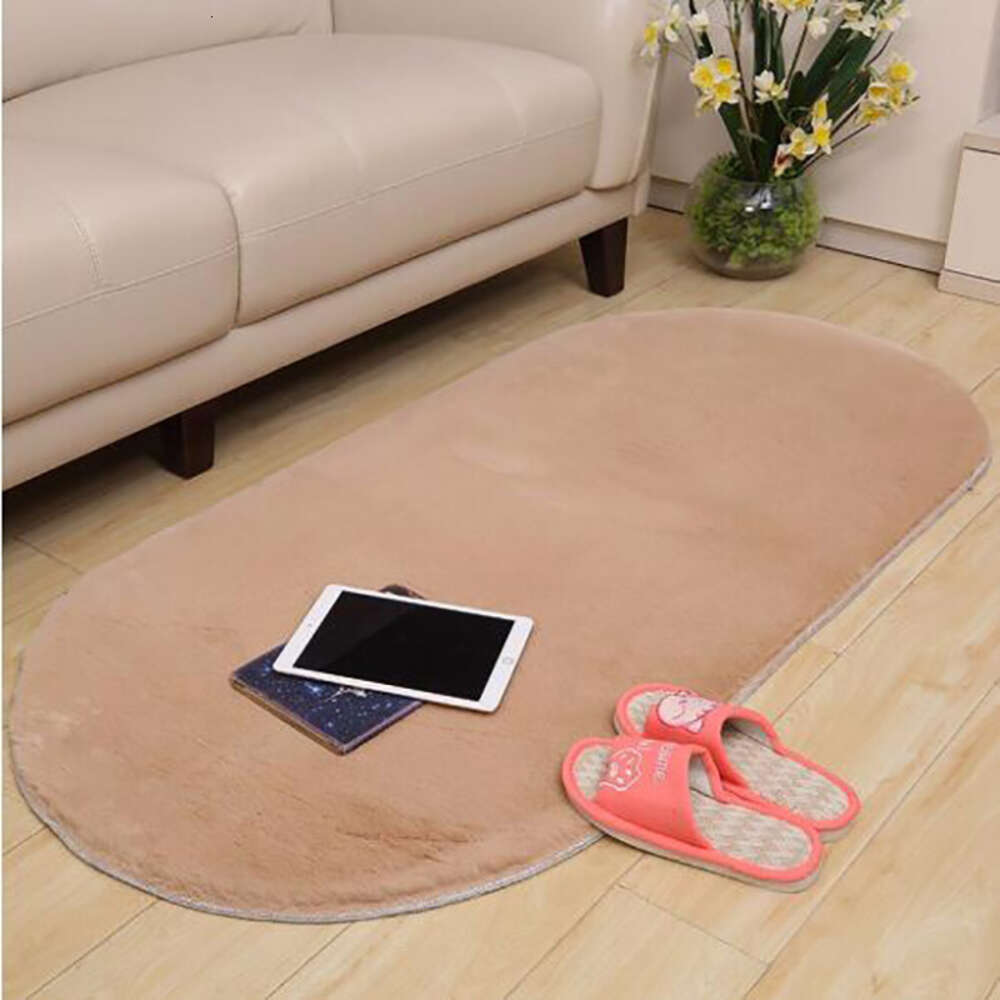 Imitation Rabbit Fur Sofa Carpet Floor Imitation Wool Seat Cushion, Bay Window Living Room Bedroom Non Slip Foot Mat, Blanket