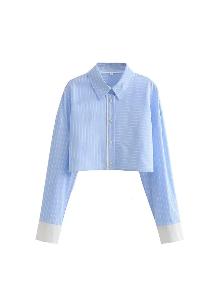 TRAF Woman 2 Pieces Sets Fashion Stripe Shirts Top Casual Shorts Summer Women Suit Two Piece Set Womens Outfits 240312