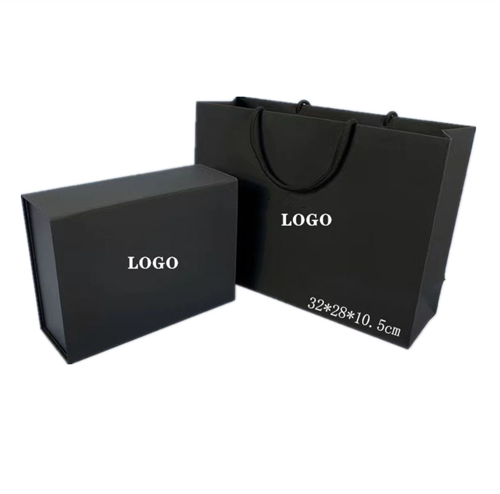 Designer Black Gift Box Classic print perfume Clothing Scarf Wallet Women's Bag Shoes Packaging Box Handbag Ribbon Card Gift Packaging