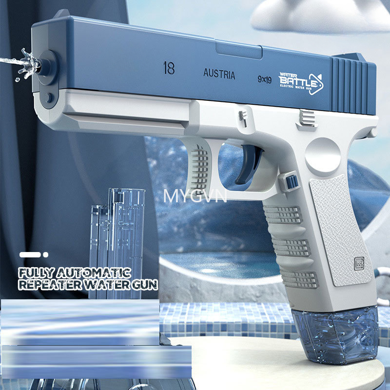 New Water Gun Electric Pistol Shooting Toy Full Automatic Summer Beach Outdoor Watergun Toy For Kids Children Boys Girls Adults Gifts