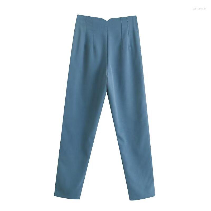 Women's Pants Fashion Ladies Wear Quiet &old Money Style Autumn Versatile Tapered Ropa Office Streetwear