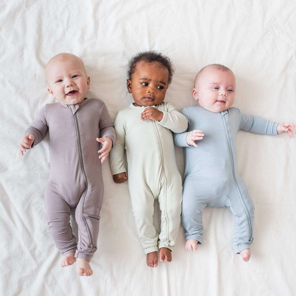 Bamboo Fiber Baby Clothes Neonatal Bodysuit