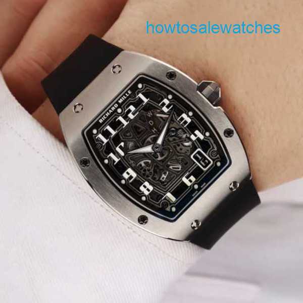 Timeless Wrist Watch Elegant Wristwatches RM Watch Rm67-01 Extra Flat Titanium Metal