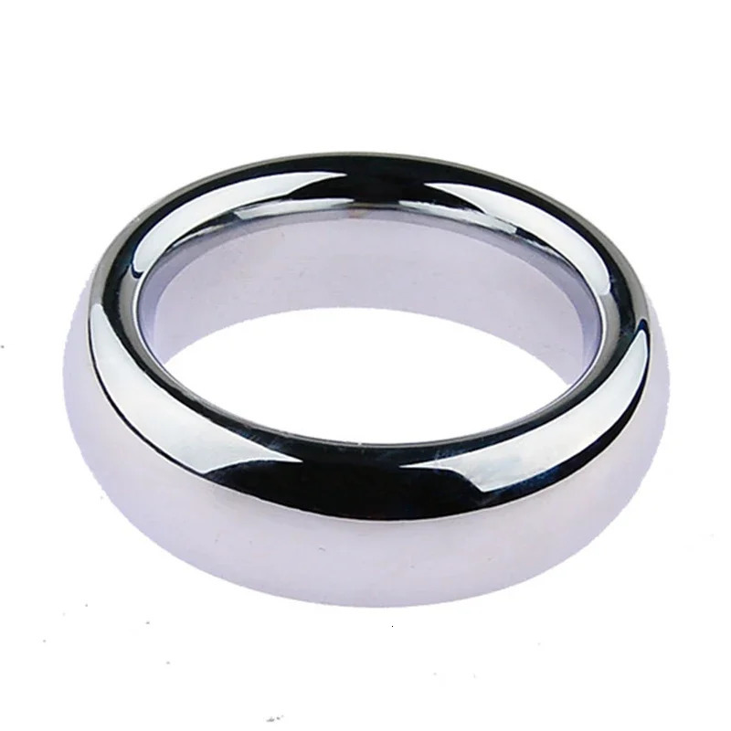 Metal Cock Ring SexToys For Men Penis bondage lock Delay Ejaculation Rings Weight Sex Toys Adults 18 Male 240312