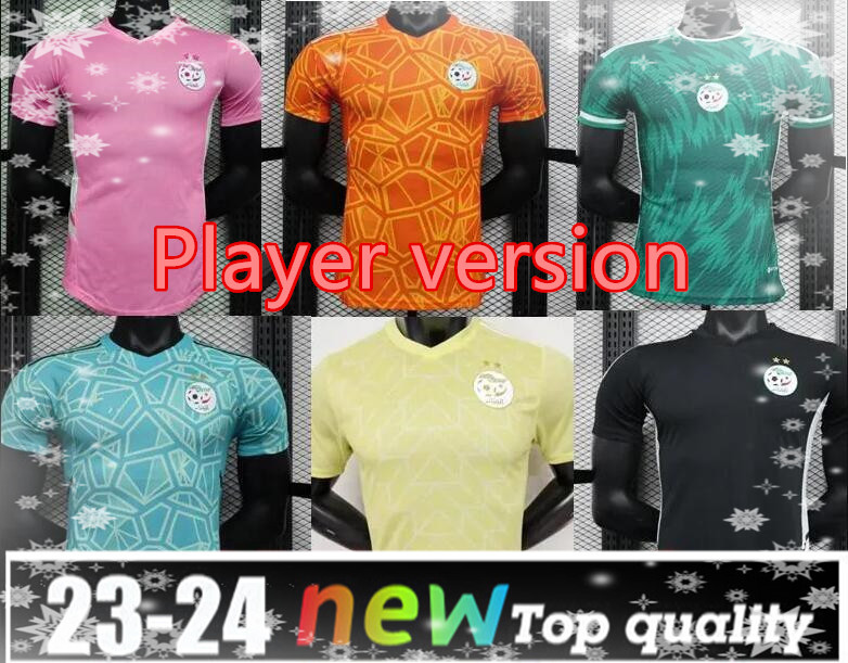 2023/24 Algerie Soccer Jerseys MAHREZ 2023/24 Home Away BOUNEDJAH FEGHOULI BENNACER ATAL Maillot de foot Algeria player version Algeria goalkeeper football shirt