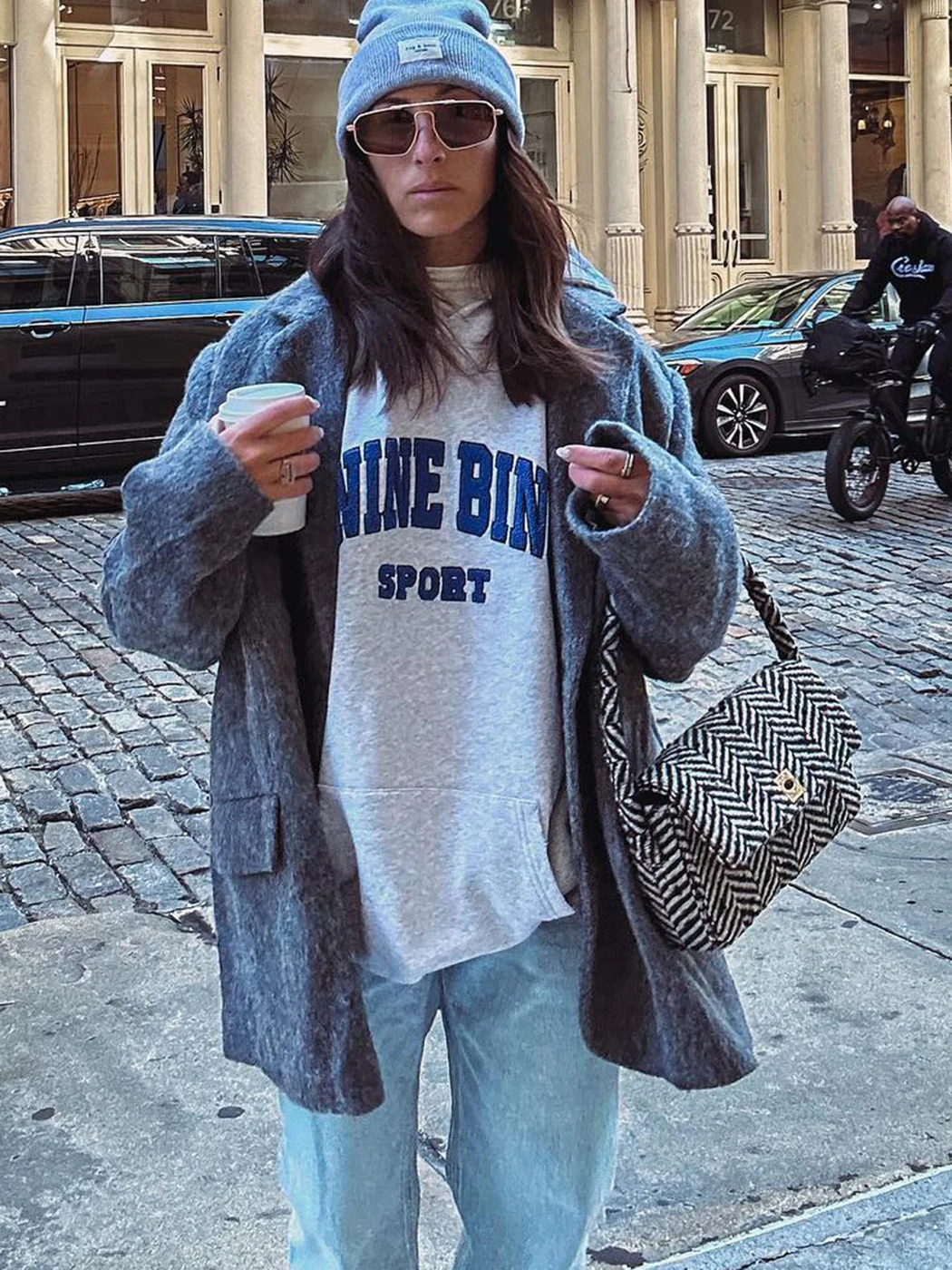 Letter Sweatshirts for Women Spring Autumn Clothes Vintage Loose Hooded Sweatshirt Female Fashion Pullovers Hoodies Tops 240226