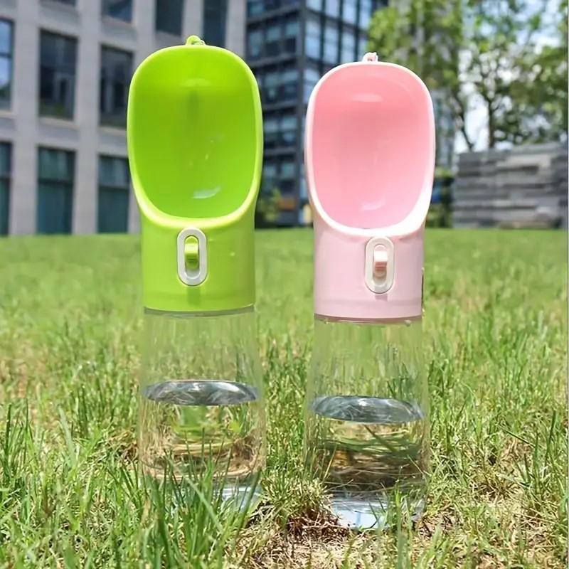 Dog Bottle Portable, Leakproof Pet Travel Water Dispenser With Bowl For Cat Puppy Outdoor Activities, Upgraded