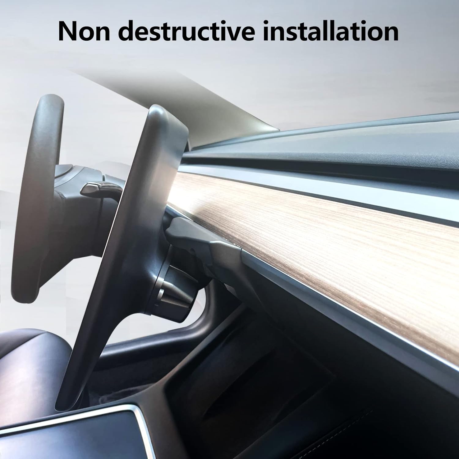 Car Part Auto Car Swivel Mount For car dashcam Tesla 3 2017- And Model Y 2020- Left/Right 30 Up/Down 15 Aluminium Alloy Screen Rotating Bracket Four D