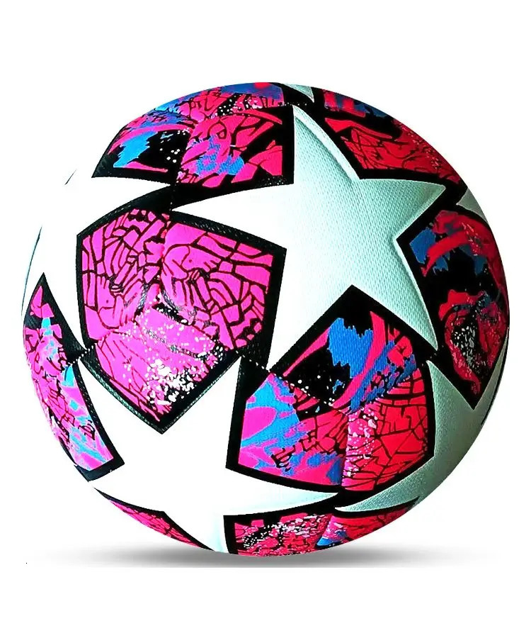 Soccer Balls Professional Size 5 Red PU Material Wear-resistant Match Training League Stitch Footballs bola de futebol 240301