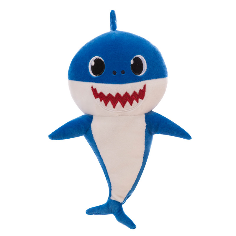 Plush Dolls 32CM Soft Shark Plush Toy - 2024 Cuddly Marine Animal Doll for Kids Parents S25321