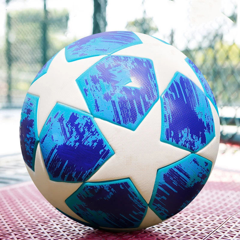 Top Soccer Ball Team Match Football Grass Outdoor Indoor Game Use Group Training Official Size 5 Seamless PU Leather 240301