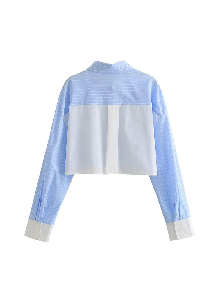 TRAF Woman 2 Pieces Sets Fashion Stripe Shirts Top Casual Shorts Summer Women Suit Two Piece Set Womens Outfits 240312