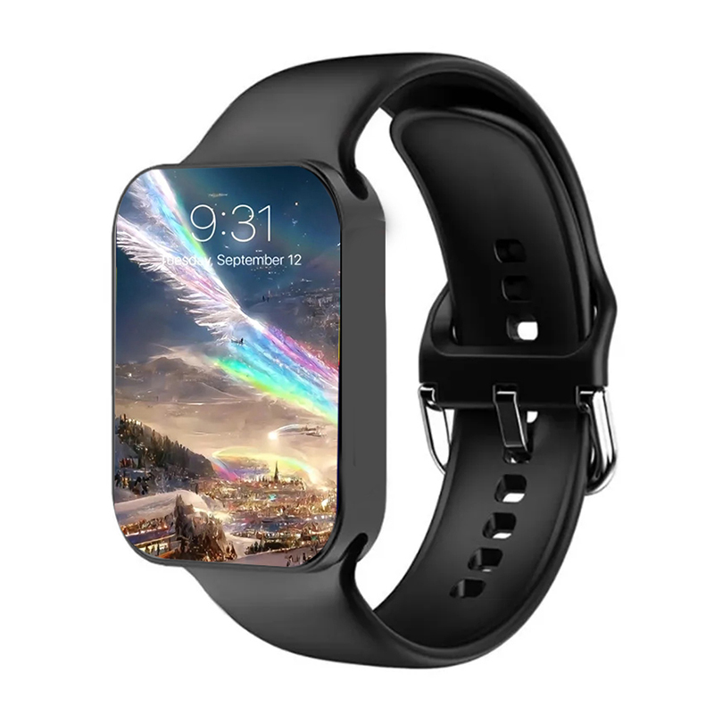 smart watch For Apple watch Ultra2 Series 8 9 49mm marine strap smart watch sport watch wireless charging strap box Protective cover case