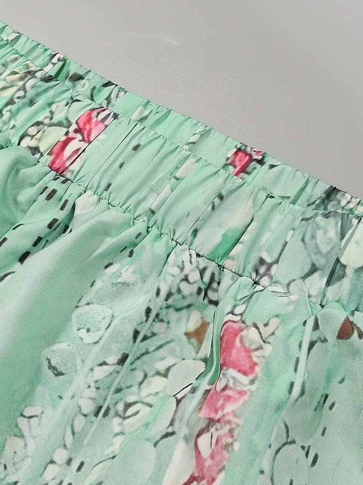 Womens Plus Size 2 Piece Outfits Floral Long Sleeve Crew Neck T Shirts Wide Leg Pants Matching Lounge Sets Casual Tracksuit 240307