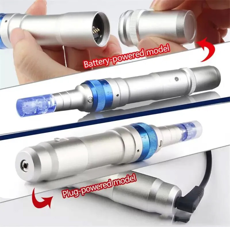 Wholesale ULTIMA A6 Wireless Derma pen Dr.pen Ultima A6 Auto Electric Micro Needle 2 batteries Rechargeable Dermapen Skin Care