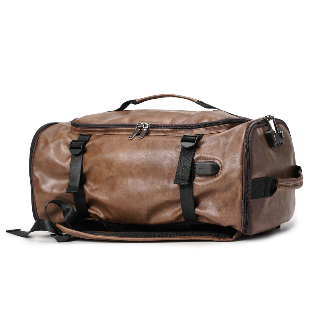Men Women Backpack Leather Large Laptop Backpacks Male Mochilas Casual Schoolbag For Teenagers For Girls Boys Handbags