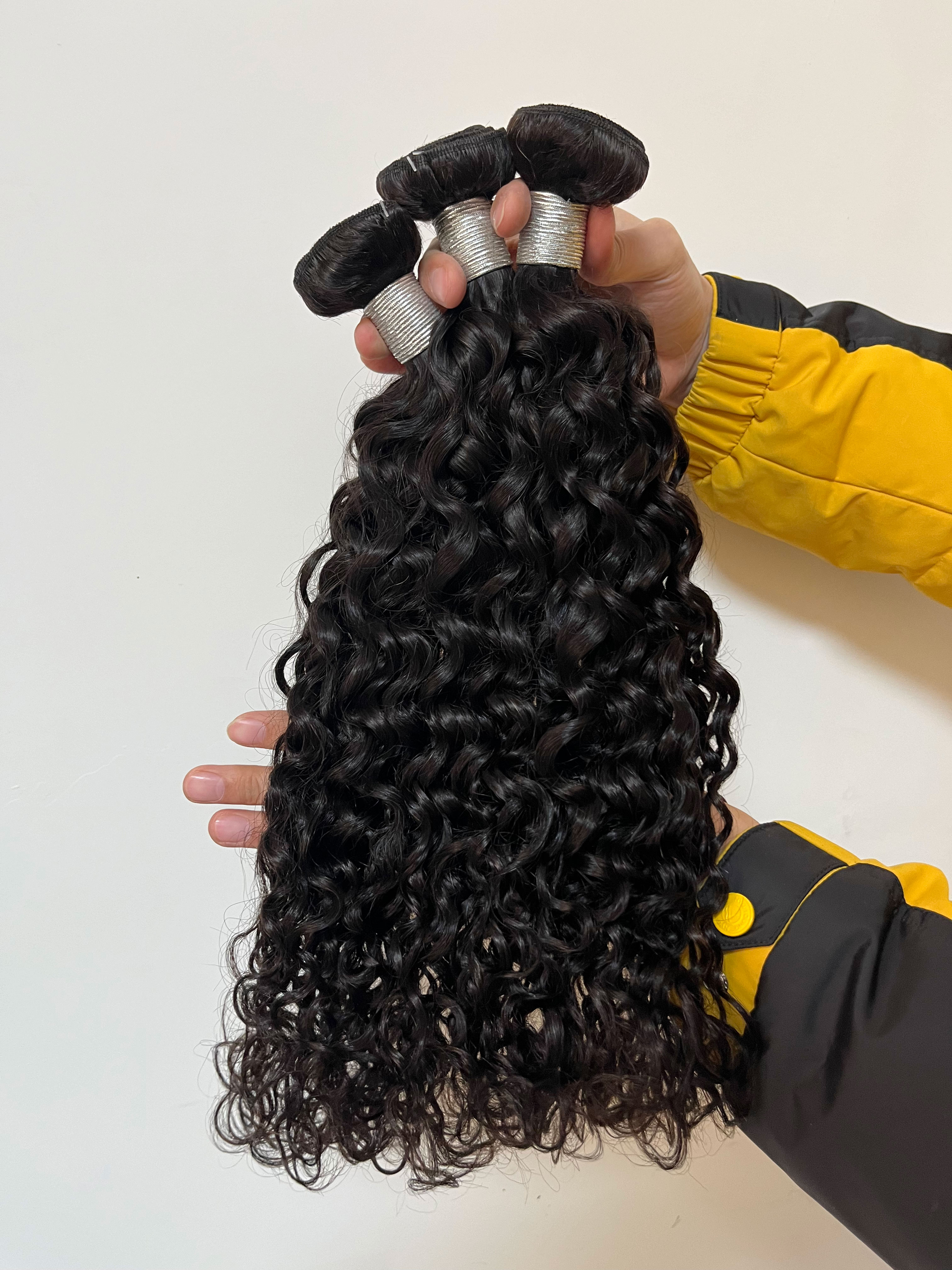 3 Bundles Natural Color Brazilian Human Hair Weave Bundles Human Hair Extensions 3Pcs