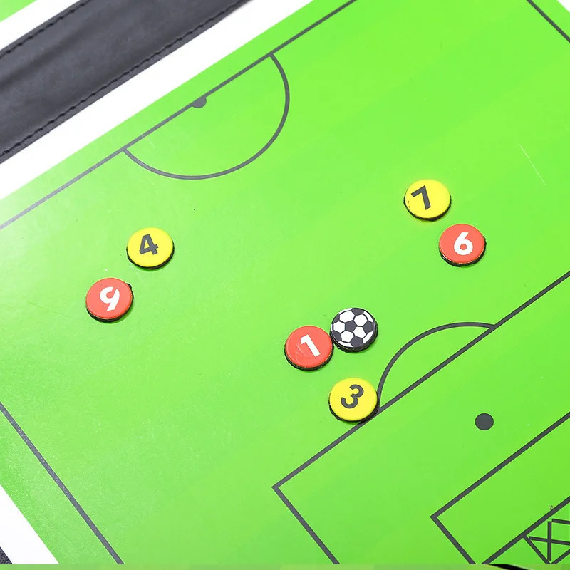 54cm Foldable Magnetic Tactic Board Soccer Coaching Coachs Tactical Football Game Training Tactics Clipboard 240228