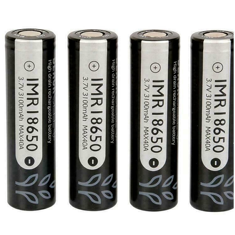 Blackcell IMR 18650 battery 3100mAh 40A 3.7V high drain rechargeable flat top lithium batteries 100% authentic with original gift box