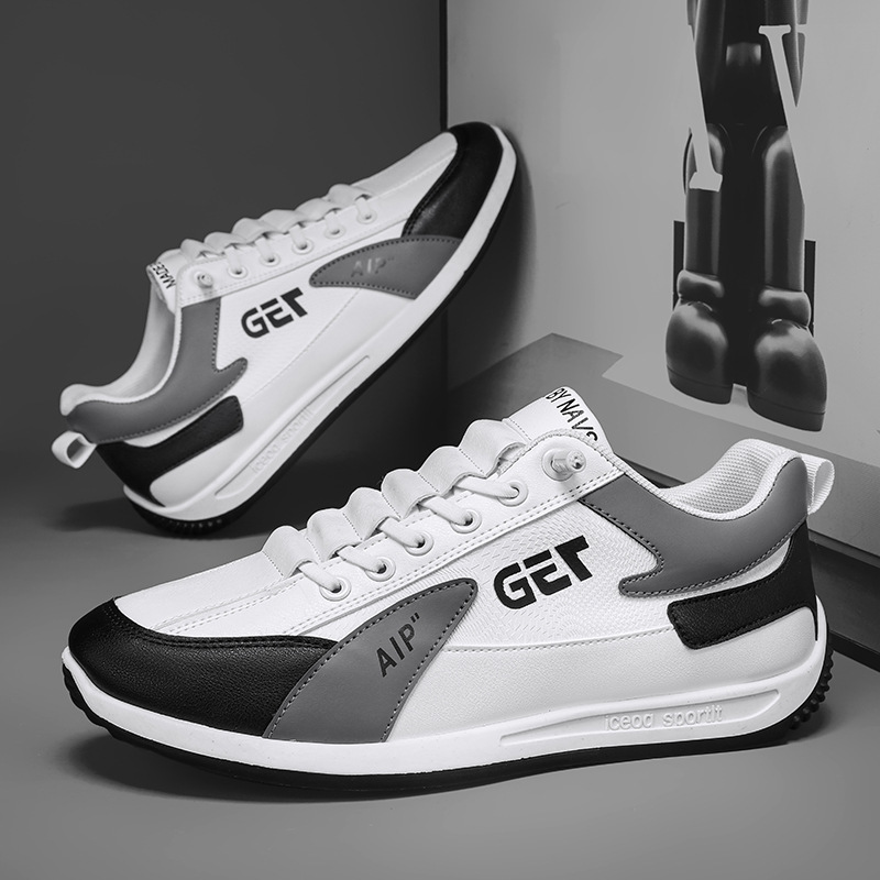 Casual shoes for men trendy and versatile Forrest Gump men shoes autumn one foot sports casual board shoes bean shoes B5qH#