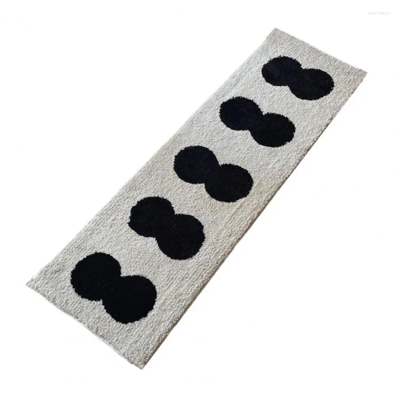 Carpets Polyester Fiber Floor Mat Plush Rug for Kids Bedroom Room Decor Non-slip Furry Carpet with Gourd Pattern Soft Fluffy Nursery