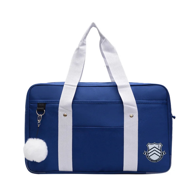 Japanese Persona 5 Student Bags JK Handbag Travel Bag Women Shoulder Satchel Bags High School Students Bookbags Messenger bag 240229