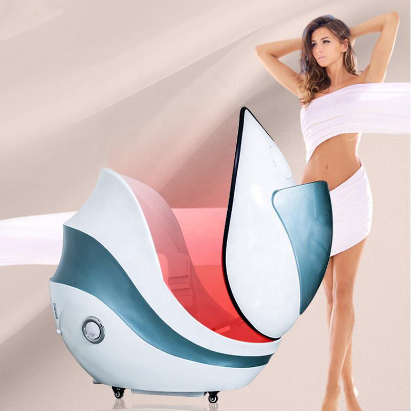 Acrylic ozone spa capsule Far infrared sauna steamer capsule better skin with cleaner pores and collagen production detox slimming