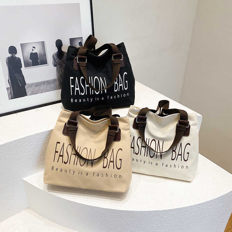 Fashionable Tote Bag Autumn/winter Trendy Casual Simple Japanese Korean Fashionable Women's Bag Single Shoulder Bag Crossbody Bag Women's Ba