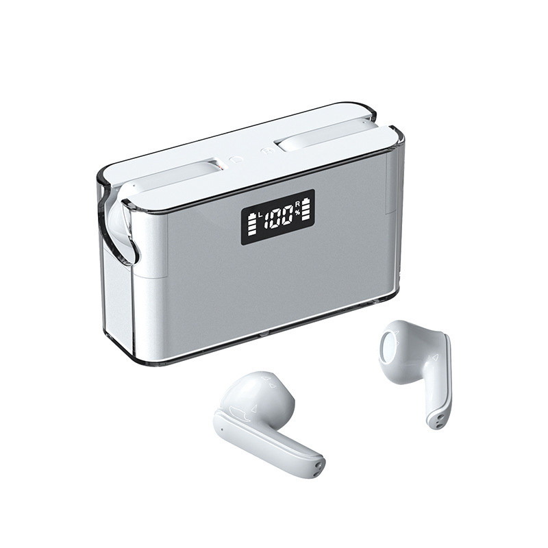 TWS Bluetooth headphone New Style In-ear Earphone Wireless Earphone TM11 Model Mirror screen LED display Two Earbuds with built-in Microphone high Qua