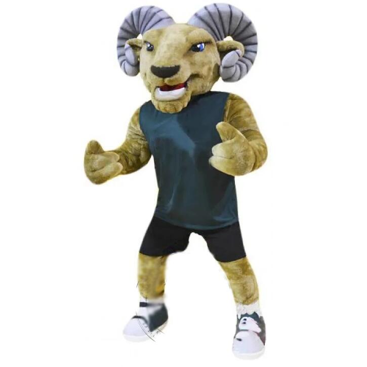 2024 New Adult Animal Ram Mascot Costumes high quality Cartoon Character Outfit Suit Carnival Adults Size Halloween Christmas Party Carnival Party