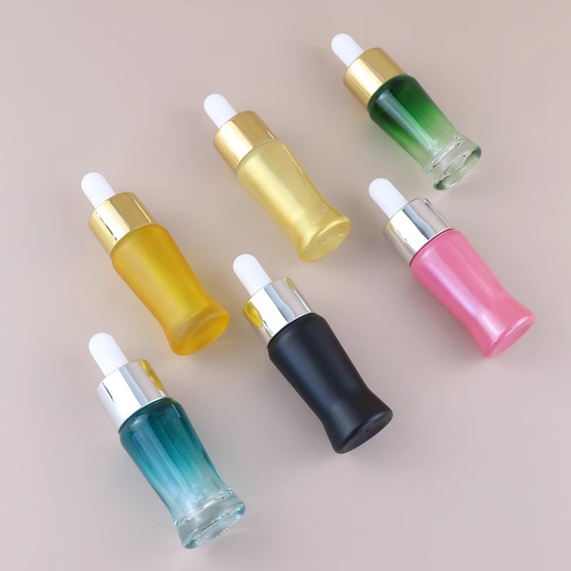 Empty 15ml Glass Dropper Bottles with Glass Eye Dropper Pipette for Essential Oils Aromatherapy Lab Chemicals