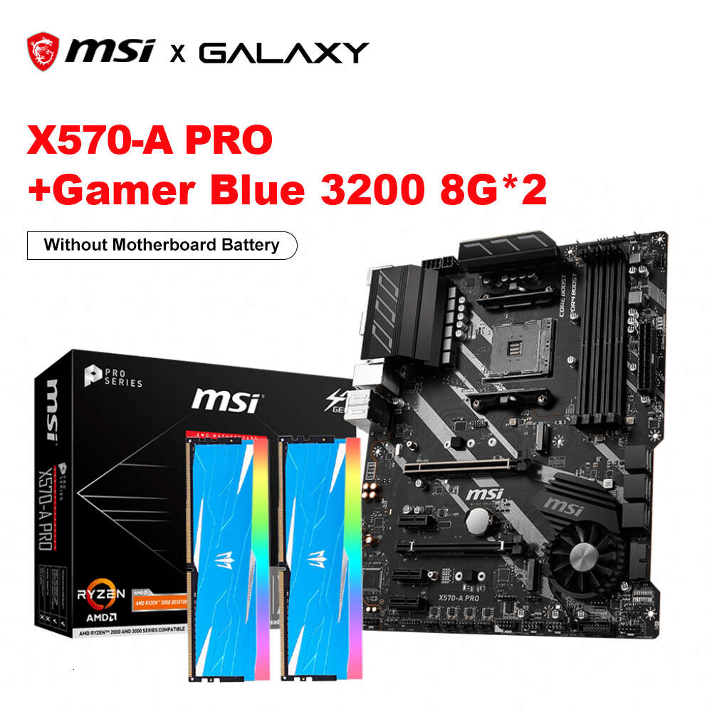 NEW AMD Ryzen 7 5700X R7 5700X Cpu + MSI X570-A PRO AMD X570 AMD X570 128GB DDR4 Motherboard PCI-E 4.0 M.2 SATA3 ATX placa me
